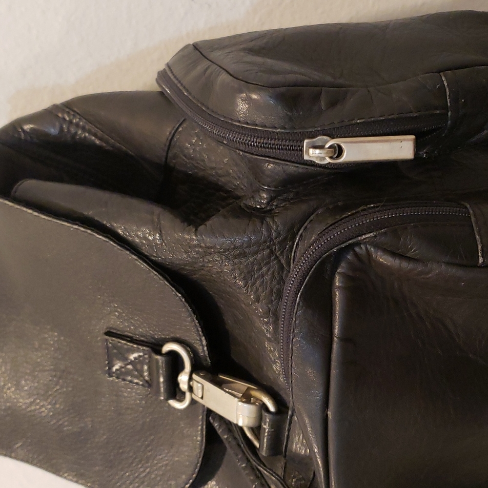 Genuine Leather Backpack Multi-Functional Elegant… - image 3